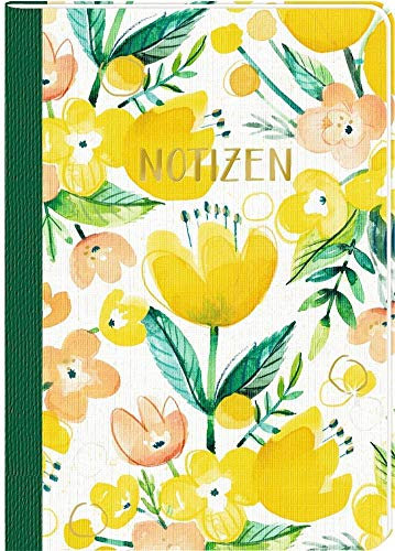Notizhefte - All about yellow - DIN A5: Geliefert wird zufällig 1 von 6 Designs