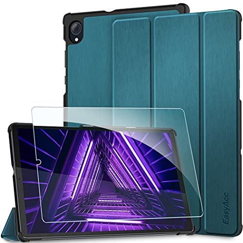 EasyAcc Funda Carcasa para Lenovo Tab M10 FHD Plus (2nd Gen) 10.3/Lenovo Tab K10+ Protector Pantalla, Smart Cover Case con Soporte Función para Lenovo Tab M10 FHD Plus/Lenovo Tab K10 (Azul eléctrico)
