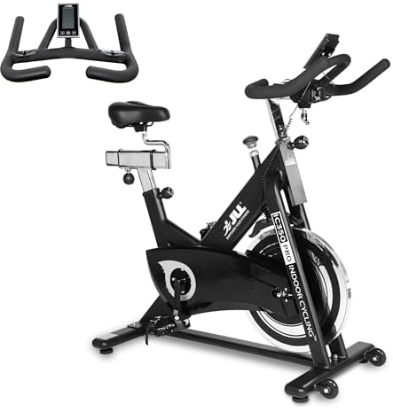 JLL IC350 PRO Indoor Bike, Direct Belt Driven Exercise Bike For Home, Cycling Machine With Advanced Flywheel, 12 Months Domestic Warranty