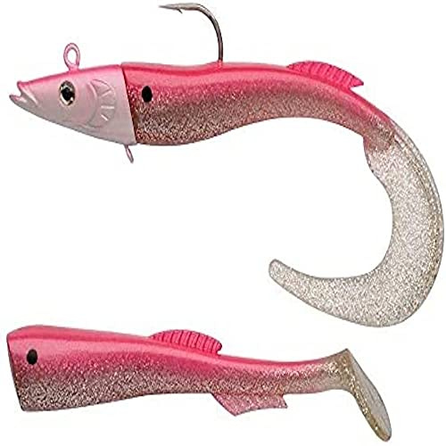 Berkley PowerBait Power Sandeel - Salzwasser Angelköder, Metallic Pink