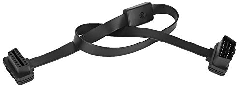 On-Board Diagnostics2-Verlängerungskabel, Yosoo 16-poliger Stecker auf Buchse mit Ein/Aus-Schalter Verlängerungskabel Adapterstecker Ersatzzubehör für obd2 verlängerung abgewinkelt obd adapter schalte