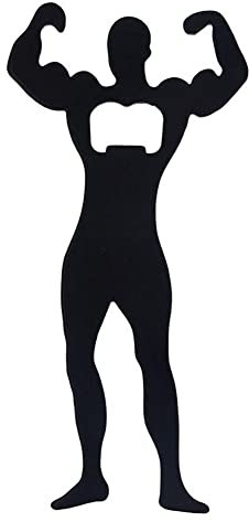 ARFUKA Décapsuleur en acier inoxydable en forme d'homme sexy pour bière, soda, boissons, maison, cuisine, bar, fête, cadeau d'anniversaire