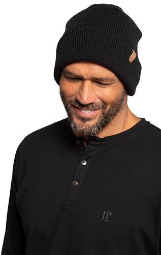 JP 1880 Herren große Größen Übergrößen Menswear L-8XL Mütze, Thinsulate, Fleecefutter blau 1Size 701220731-1