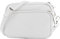modamoda de - T231 - ital. Umhängetasche Klein Small aus Leder, Farbe:Weiß