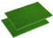 Wetterfeste Fußmatte Garten - Grün 2er Set 40 x 60 cm - Schmutzfangmatte außen - Fussmatte leicht zu reinigen - Türmatte Plastik Borsten 1,4 cm hoch