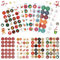 Adventskalender Aufkleber, 10 Blätter Adventskalender Zahlen Aufkleber Numbers Stickers Basteln, Zahlen Aufkleber, Rund Zahlen Aufkleber Adventskalender Sticker 1-24, Aufkleber Adventskalender Zahlen