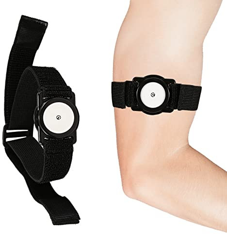 Armband for Freestyle Libre 1 & 2 14 Day, Continuous Glucose Monitoring System Protection Sensor Cover Diabetes CGM Holder, 4 to 16 Inch Adjustable Active Arm & Leg Band, No More Adhesive Patches