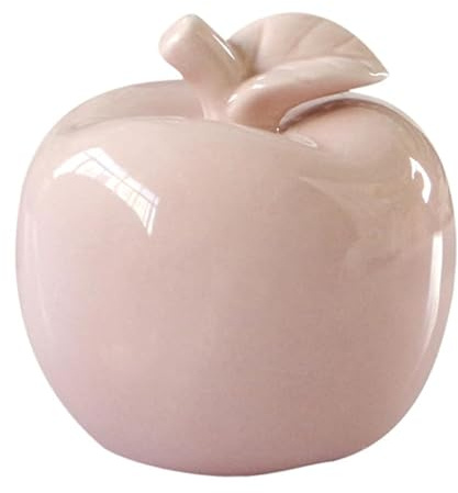 PRETYZOOM 1pezzi Decorazione Natalizia Ceramica Forma Di Mela Ornamentale Per Feste e Addobbi Decorazione Per Casa e Ufficio Design Elegante e Versatile Per Regali e Centrotavola