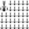 BTLIN Fridge Magnets Strong Small, Mini Magnetic Push Pins for Kitchen Refrigerator Magnetic Board Whiteboard Office 32Pack