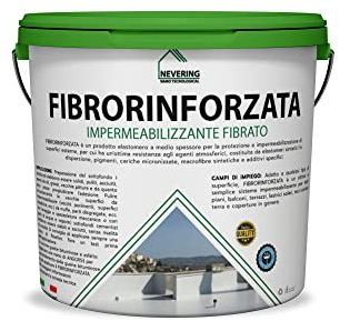 GUAINA IMPERMEABILIZZANTE FIBRORINFORZATO -ELASTICO -NEVERING (20, GRIGIO)