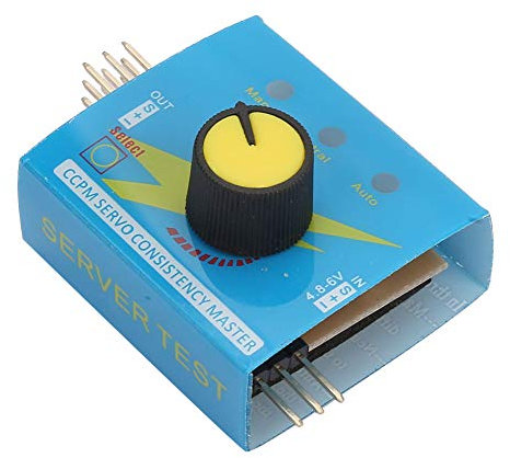 DC 4,2 6,0 V 3 Kanäle Servo-Servo-Tester, 2 Stück RC-Servo-Tester, Controller, Motor-Geschwindigkeitsregler, Tester, RC-Motor, ESC Test mit Dreistufiger Anzeige