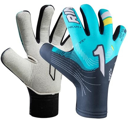 Rinat Guantes de Portero de Fútbol NKAM AS Adulto Verde Agua Unisex Talla 9