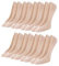 Caldodo No Show Socks women 8 Pairs, Invisible Socks for Women with Non-Slip Silicone, Ultra Low Cut Liner Socks for Loafers Flats Pumps Trainers