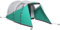 Outsunny Tunnelzelt, Campingzelt für 5 Personen, Familienzelt mit 2 Räumen, Tragetasche, 3000mm Wasserabweisend Gruppenzelt, für Garten, Campingplatz, Grün