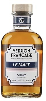 VERSION FRANÇAISE - Le MALT - Whisky Single Malt - Origine : France - 40% Alcool - Bouteille 50 cl