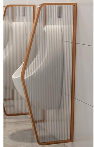Wandmontierte Urinaltrennwand Toilettentrennwände, wasserdichte Schallwand für Urinal-Sichtschutz für Herren, WC-Schutzteiler Glasscheibe, für Schulen Einkaufszentren Öffentliche Plätze