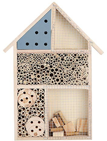 Bienenhaus, Bienenhaus aus Holz, Natürliche Insektenhotels, Insektenzimmer-Unterschlupf, Gartendekoration Im Freien, Große Größe