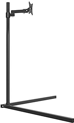 Floor-Standing Monitor Bracket Up and Down Tilt Adjustment (-30° to 45°), 180° Left and Right Rotation Adjustment，Fit 19-24 Inch HD TV/Monitor (Color : C) good