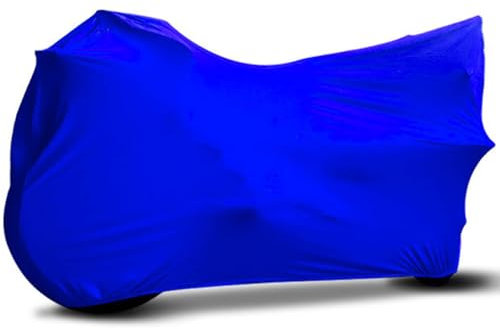 WWITH Funda para Moto para Kawasaki VN900 Classic Custom Lateral Soporte, Cubiertas de Tela elástica Motocicleta, Protector UV, Cubierta a Prueba de Polvo,B Blue