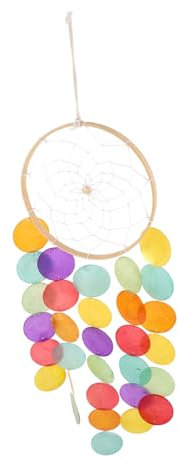 Toyvian Bunte Windglocke Deko Für Garten Balkon Und Terrasse Handgefertigtes Wetterfestes Windspiel Mit Entspannung Und Dekoration Für Innen Und Außenbereiche