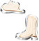 2pcs Cowboy Theme Cookie Cutter, Cowboy Boots & Cow Western Hat Cookie Cutter Dessert Baking Tool Kitchen Utensil for Making Biscuit Pastry Scone Bread Dough Fondant