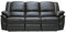 Bostonsofa Alabama 3-Sitzer Ledersofa mit Relaxfunktion - Hochwertiges Relaxsofa mit Liegefunktion - Zero-Wall System -Taschenfederkern - Echtleder & Kunstleder - ideal für Wohnzimmer - Dunkelbraun