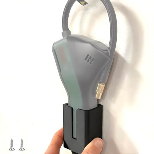 EAVOLUSON Wandhalterung kompatibel mit Bosch elektrische Fahrradpumpe/Luftpumpe/Mini Kompressor EasyPump, Schwarz