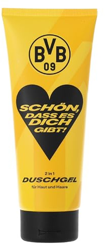Borussia Dortmund 2in1 Duschgel - Schön, dass es dich gibt! - Gelb |für Haut und Haar | Hair & Body Showergel BVB 09