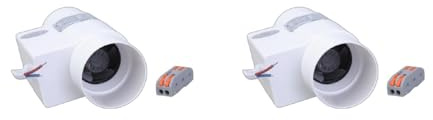 50 mm Abluftventilator, leiser K, Abluftverstärker, Belüftung, Luftgebläse, Ventilator, Zuhause, Hühnerstall, Belüftung