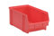 hünersdorff Sichtbox / Stapelbox / Lagerbox in Größe 4, aus Polystyrol, hohe Formstabilität und Belastbarkeit, Farbe: Rot