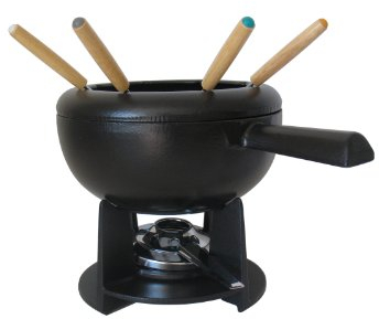 Staub 1400323 Service A Fondue Intérieur 20 Cm Noir
