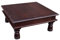 GURU SHOP Kleiner Tisch, Blumenbank, Kaffeetisch, Beistelltisch, Couchtisch - Modell 3, Braun, 15x30x30 cm, Kaffeetische & Bodentische