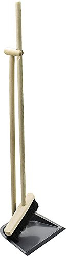Atlantis-Electronic Steh Kehrgarnitur Faule Grete, Gesamthöhe 97 cm - 760 g, Metallisch Grau, Beige