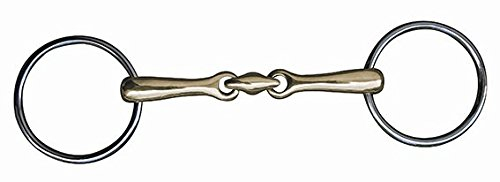 HKM 9912.0839 Unterlegtrense aus Argentan,doppelt gebrochen, 14 mm