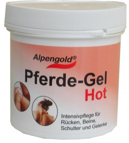 ALWAG Pferde-Gel HOT - 250 ml wärmende Intensivpflege für Rücken, Beine, Schulter und Gelenke 250ml - wohltuend wärmend für die Haut, dermatologisch getestet
