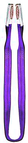 PONSA - Hebeband - Hochwertiger Hebegurt aus Polyester mit Patentiertes System PONSAGARD, mit Abrieb - und Schnittschutz - Flexibel und Sicher Rundschlinge - EN 1492-1 (1000 kg / 1 Tonne / 1 Meter)