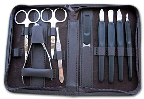 Clauss Maniküre Etui, dunkelbraun