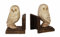 Buchstütze Buchende 2er Set Gusseisen Motiv: Eule Höhe 12,3 cm