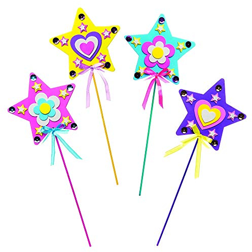 Baker Ross AW278 Kit de Baguettes Magiques Assorties Coloris Assortis