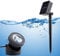 GOTOTOP LED Teichbeleuchtung, Solar Teichbeleuchtung mit 6 LED, IP 68 Wasserdicht, Einzelkopf LED Unterwasserleuchten für die Beleuchtung von Unterwasser, Teich, Garten, Hof, Weg