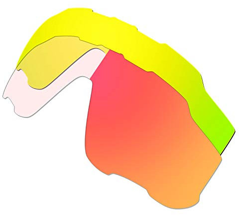 HKUCO 24 Karat Gold/Photochrom-Rot Polarisierte Ersatzlinsen für Oakley Jawbreaker Sonnenbrille