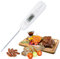 BALDR Digitales Grillthermometer, Fleischthermometer Kuchenthermometer mit Timer, Bratenthermometer Kochthermometer, mit 2 Sekunden Instant Read-Out fur Kuche, Grill, BBQ, Essen