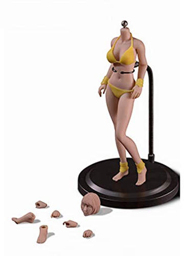Leying 1/12 Maßstab Soldat Soldier Stahl-gebundene Weibliche Körper Actionfigur Sexy Prall Typ (A)