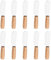 BESTonZON Streuset 10Er Pack Edelstahl Buttermesser Butterstreuer Griff aus Holz Server Küchenutensilien mit Griff für Frühstückspreads Käse Gewürze