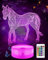 Attivolife Pferd 3D Illusion Lampe, Pferd Nachtlicht mit Fernbedienung + Timer 16 Farbwechsel Schreibtischlampen Kinder Tierzimmer Dekor Einstecken Beste Coole Geburtstags geschenke für Jungen Männer