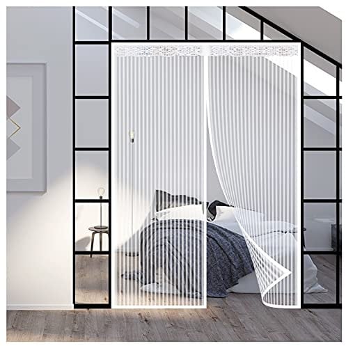 Magnetic Fly Screen Door,130x200cm Patio Insect Door Screen, Anti Mosquito Mesh,Fly Curtain Nets with Powerful Magnets,Keeps Mosquitoes Insects Out