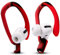 WC HookZ – Patentierte, verbesserte Over-Ear-Bügel für AirPods Pro 1, 2 und AirPods 1, 2 und 3 – Zwei Größenpaare im Paket enthalten, hergestellt von Wicked Cushions | Lava Red
