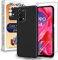 ebestStar - Funda para OPPO A54 5G, A74 5G, Carcasa Capa Protectora Carbono TPU, Antigolpes, Negro + Cristal Templado