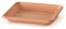 Soucoupe carrée pour pot de fleurs, 41 x 41 cm, PKWT41, pour intérieur et extérieur, couleur terre cuite, en plastique