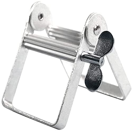 LATRAT Tubenquetscher Metall Tubenausdrücker Maschine aus Edelstahl, Quetscher Rohrquetscher Ausquetscher Für Farbtube Kosmetik Farbstoff Handcreme Friseursalon